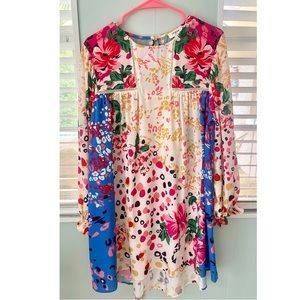 Feeling Compelled Cream White Mixed Print - The Mint Julep Boutique